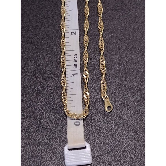 **Sale** 18KT GP twisted necklace and bracelet set - Picture 6 of 10